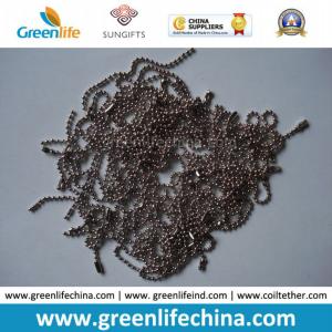 Customized Silver/Gunmetal Black/Rose Gold Bead Ball Jewelry Chain