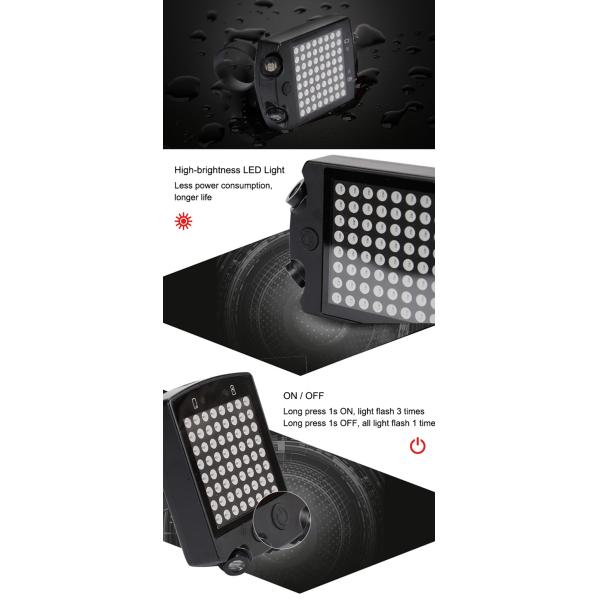 64 - LED Wireless LED Warning Lights For Bicycle Turn Signals Tail Light