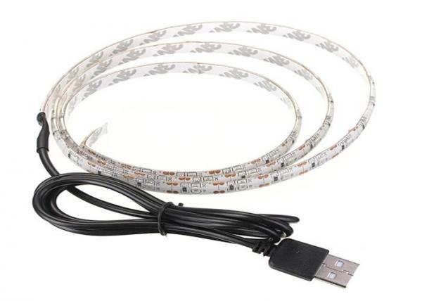 Cheap High Power Flexible LED Strip Lights , 14.4W/M 5V DC Outdoor Rgb LED Tape Light  for sale