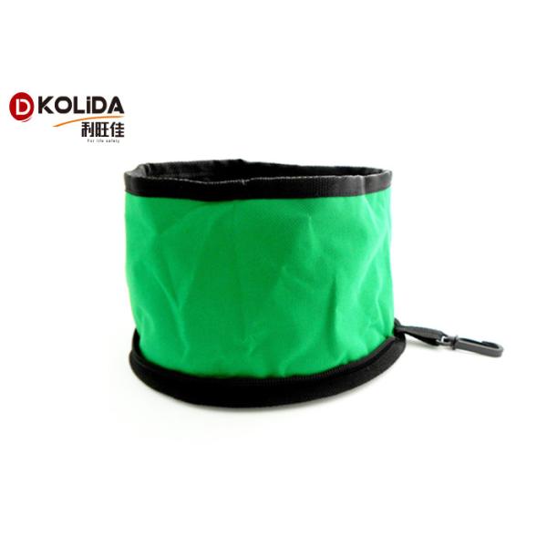 Travel Easy Collapsible Pet Food Bowls , Full Waterproof Portable Folding Dog Bowl