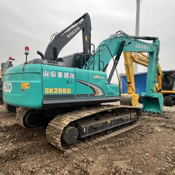 Kobelco SK200D Used Excavator Second Hand Backhoe Excavator Machine 20Ton