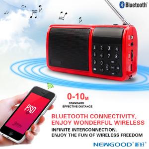 Quality FM,AM,SW radio support mini hifi bluetooth music player wholesale