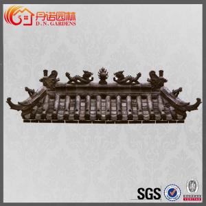 Quality Chinese Decorative Roof Tiles Clay Unglazed Matt Dragon Pattern Traditional wholesale