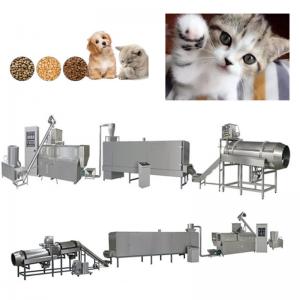 China 22kw Fish Feed Processing Line 1000kg Dog Cat Pet Food Processing Machinery on sale