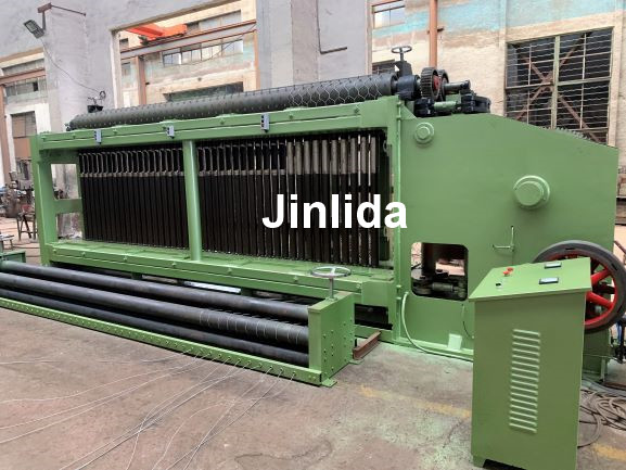 Custom 106*120mm Gabion Box Making Machine / Gabion Mesh Machine For Chemical Industrial