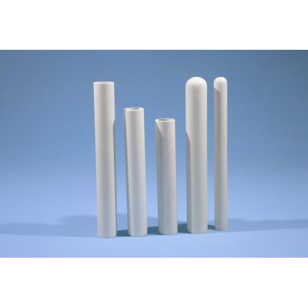 Wear Resistant Silicon Nitride Ceramic Thermocouple Protection Tubes High Density