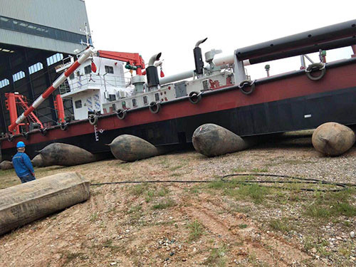 D2.5XL18M Ship Launching Marine Rubber Airbag Integral Winding
