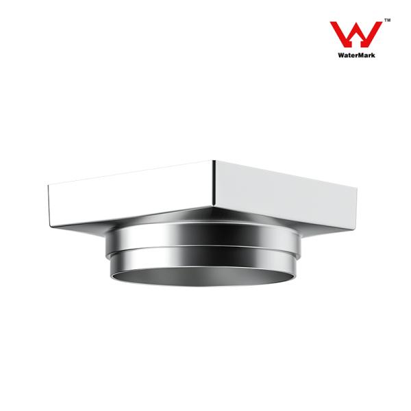 Brass Forging Pop Up Floor Drain Square Electroplating 115 * 115 * 47mm