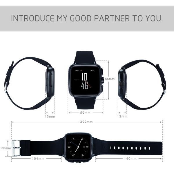 Bluetooth4.0 Android 5.1 sports DL01 Smart Watch 3G WiFi GPS SIM Camera Heart Rate Monitor Wristwatch For iOS Android