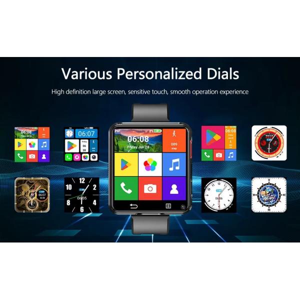 S998 4G Smart Watch With Sim Card Wifi HD Video Phone Call Android 11 Smartwatch 2.64 Inch
