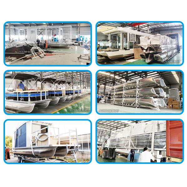 Aluminum Restaurant Boathouse floating restaurant For Elegant Dining Experience