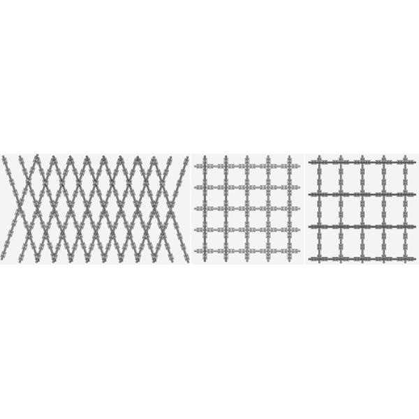 BTO-22 Welded Razor Ribbon Mesh Panel Anti Climb Razor Blade Fencing