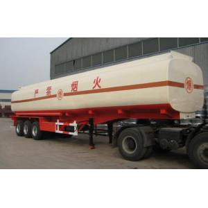 China Carbon Steel Insulated Asphalt Tank Trailer , Petroleum Tank Trailers on sale