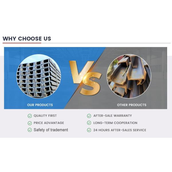 Q235B Channel Steel U-Shaped Steel Bridge Building Curtain Wall Steel Structure C Channel Beam