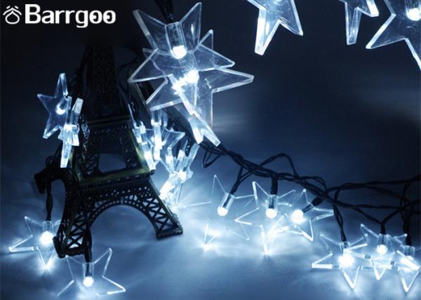 Cheap 4.8M Solar LED Christmas Lights Star Fairy String Lights Waterproof Lamp  20 LED For Garden for sale