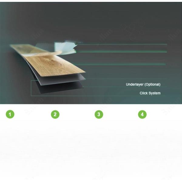 CE / ISO9001 Approved Eco-Friendly Luxury Vinyl Laminate Floor Plank for End Customers