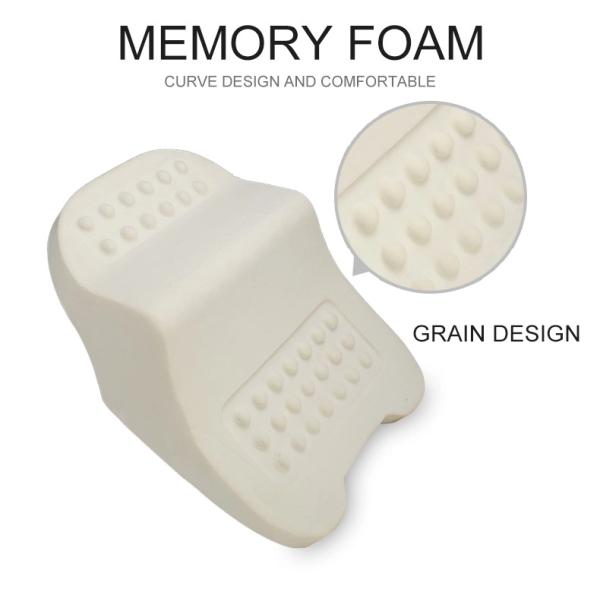 Memory Foam Car Neck Pillow - Neck Support Headrest Pillow - Lumbar Support for Car Two-in-One Back Seat Cushion