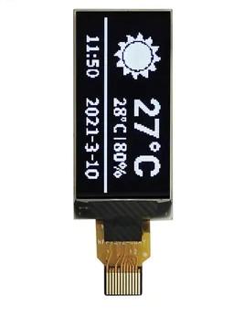 Energy Efficient 1.3 Inch OLED Display White Fonts 128x64 Dots SSD1312 OLED
