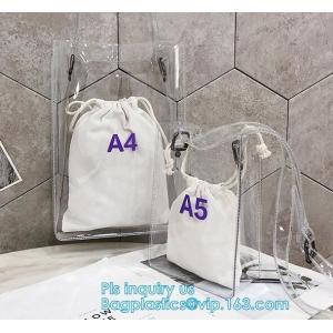 waterproof stadium Bags handbags, Clear gift packing PVC handbag, Envelope