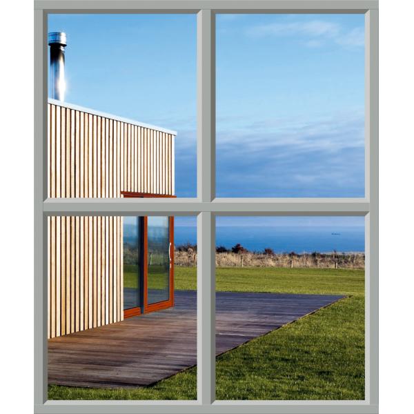 90 Minutes Fire Rated Steel Windows For Villas Apartments