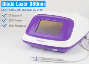 China Portable Touch Screen 980nm Laser Removal Machine For Varicose Veins / Acne Treatment on sale