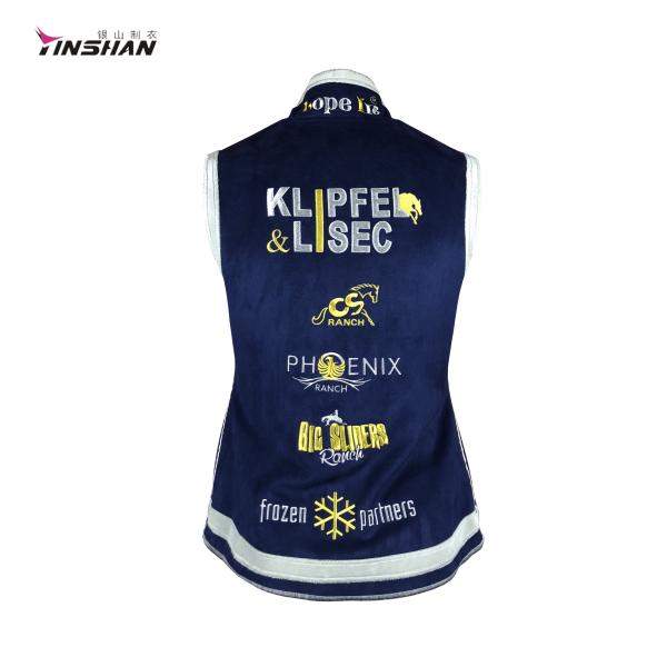 Motorcycle Auto Racing Wear Men's Softshell Vests for Winter Sports Custom Team Name