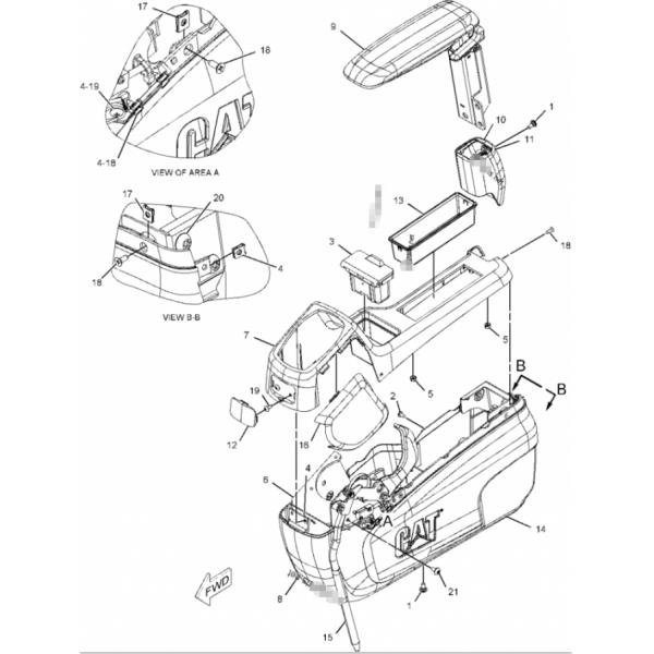 Hydraulic Fan Pump C13 2590814 259-0814 Fan Motor For Excavator E345B E345C 0