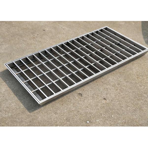 Hot Dip Galvanizing Toothed Stainless Steel Bar Grating For Cement Plants