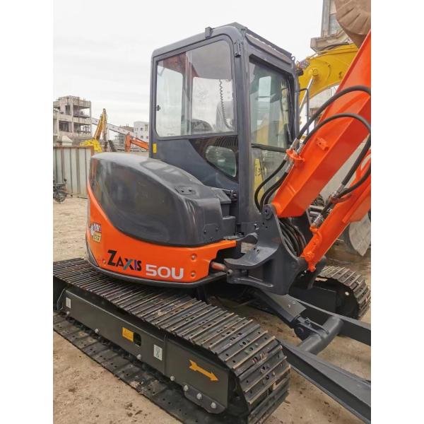 Second hand Hitachi ZX50U excavator is of good quality and affordable price
