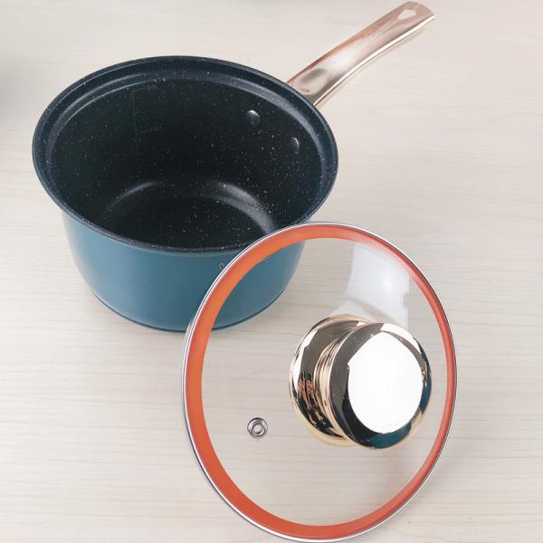 Color Cookware Non Stick Cookware Sets 12pcs Stainless Steel Cooking Pot Set