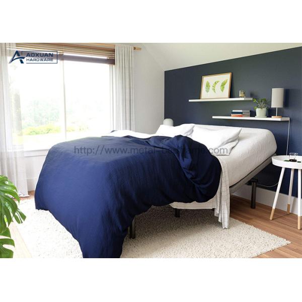 Fabric Upholstered Queen Size Electric Adjustable Bed Frame