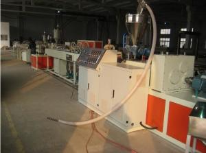Quality PVC Twin Screw Extruder , 16mm - 800mm Pipe Extruder Machine wholesale