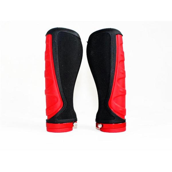 New Design Ergonomic Bicylce MTB High Quanlity Rubber&Alloy Lock Grips Components Bar End Handlebars Push On Soft Grips