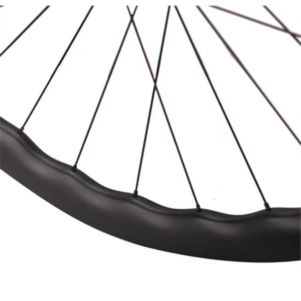 Carbon Fiber UD Matte Disc Brake Wheel Set 700C For Road Racing Bicycles