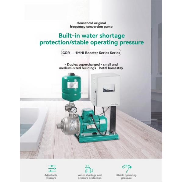 High Pressure SS Multi Stage Booster Water Pump Horizontal Centrifugal