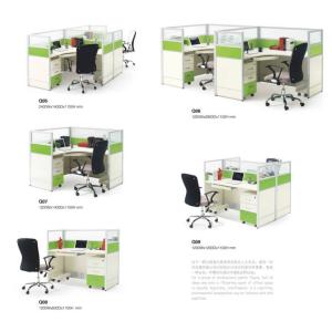 Quality modern 2 seater office panel partition furniture wholesale