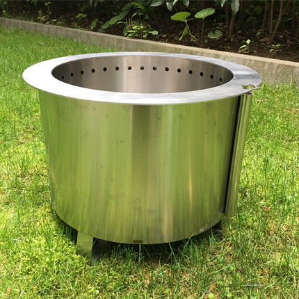 40cm Portable Smokeless Stove Double Flame , 15.5 Inch Portable Bonfire Pit