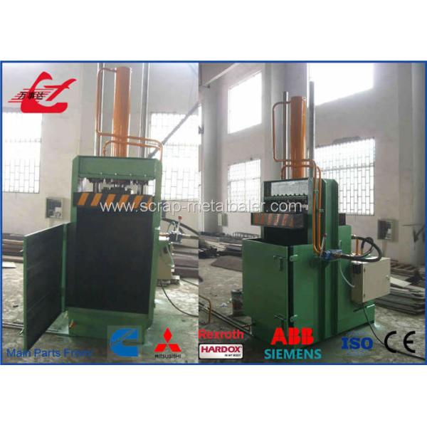 Hydraulic Scrap 210L Steel Drum Crusher 250 KN Push Force One Year Guarantee