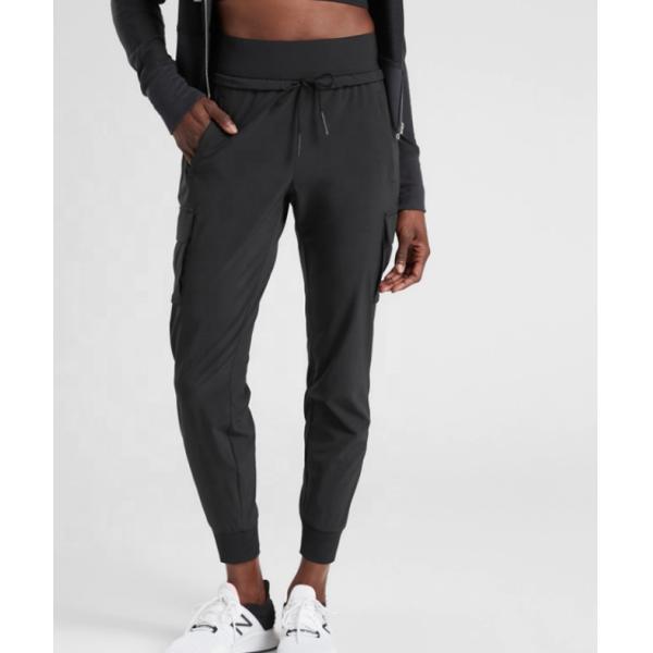 Soft Knit Women Sportswear Joggers Pants Lightweight Stretch Fabric