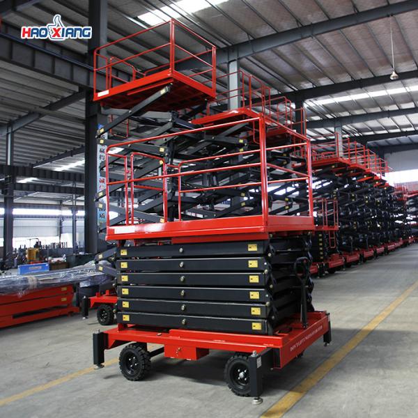 Manoeuvrable Electric Scissor Lift Platform 3000mm-16000mm Lifting Height
