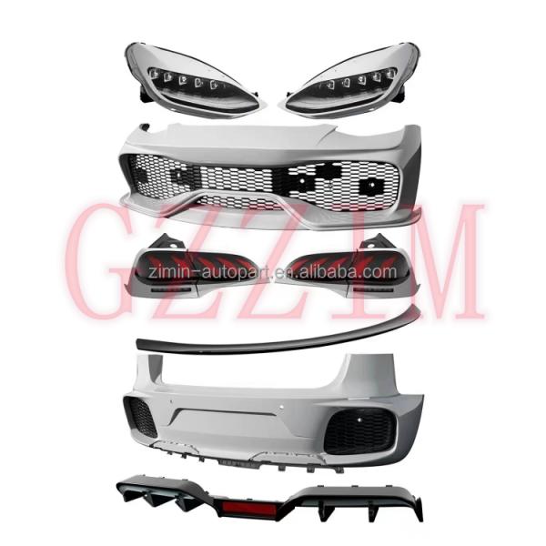 Tesla Body Kit Front Lip Side Skirts Rear Diffuser Spoiler Headlamp Taillamp Custom Color