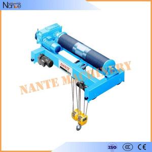 China Industrial Quadrate Electric Wire Rope Hoist Standard Low Headroom Trolley Hoist on sale