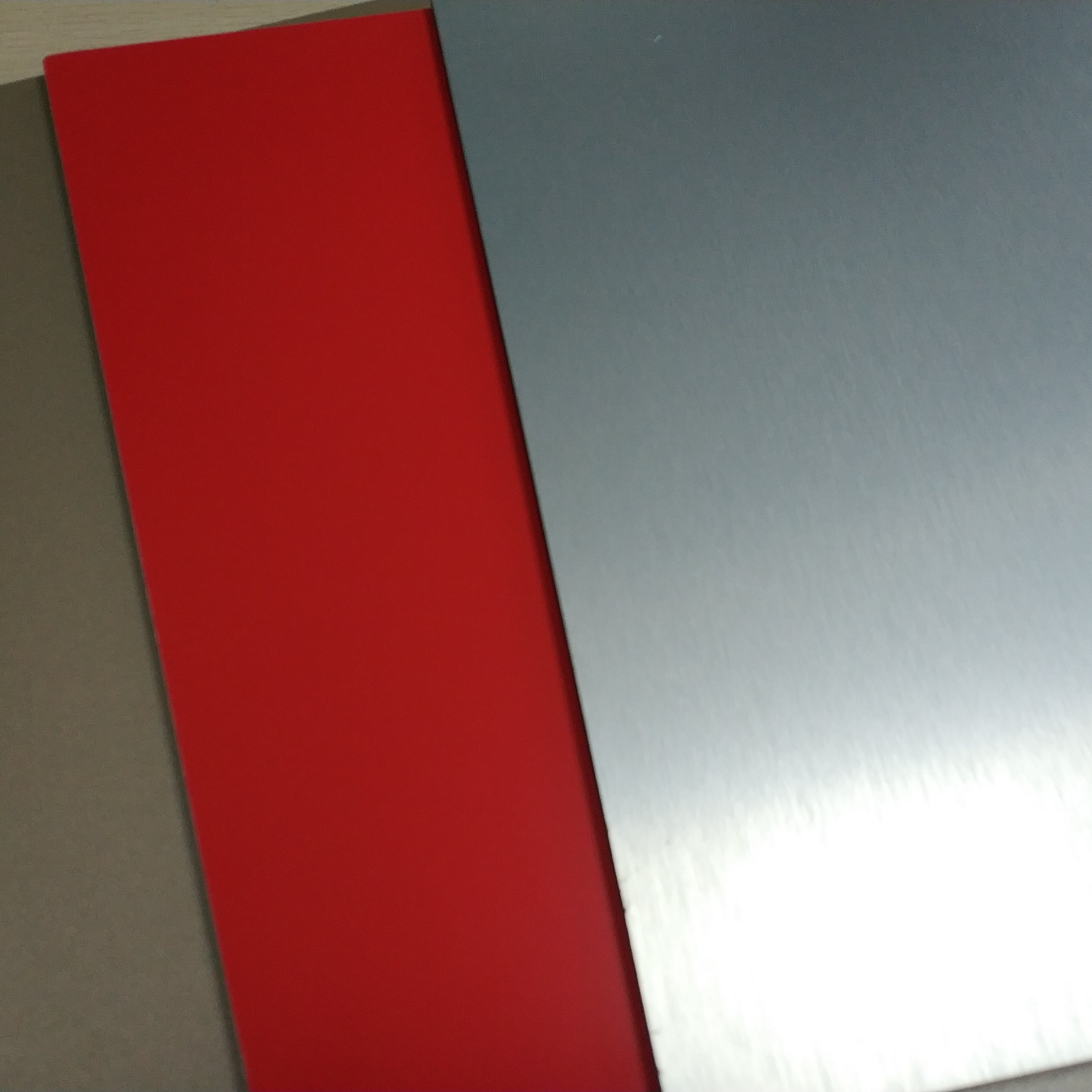 Stainless Steel Wall Cladding Moisture Proof Brush Texture Composite Panel