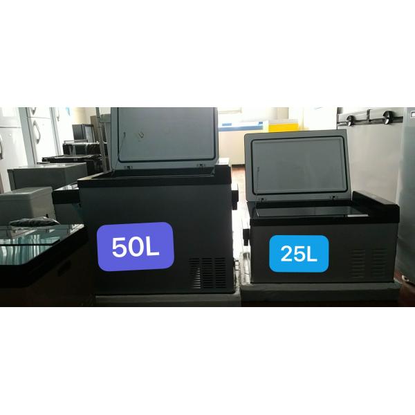 Delay Protection Function Small Travel Refrigerator , Car Freezer Box