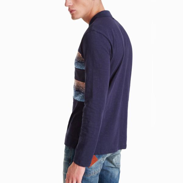 OEM Polo Long Sleeve T Shirts Casual Clothing For Mens Quick Dry