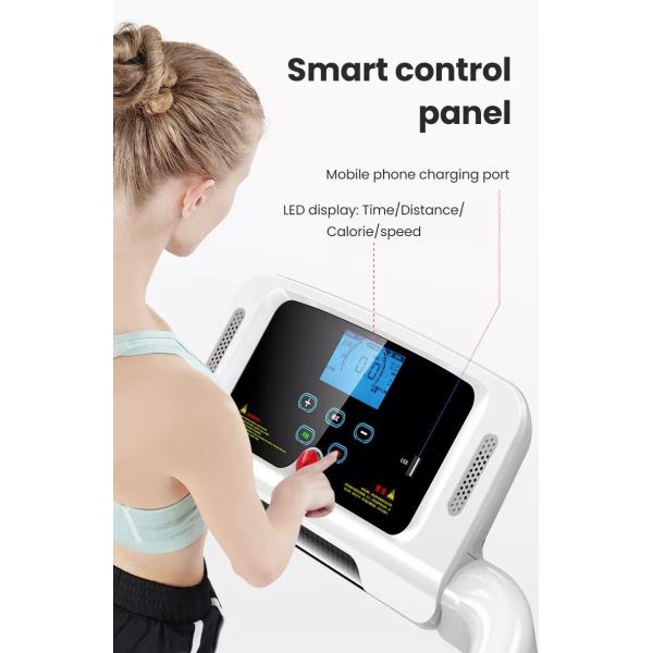 BSCI Folding LED Screen Home Fitness Sports Treadmill