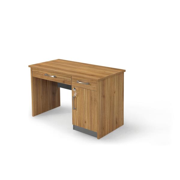 Modern Wood Office Computer Desk PVC Edge Design For Commercial Using