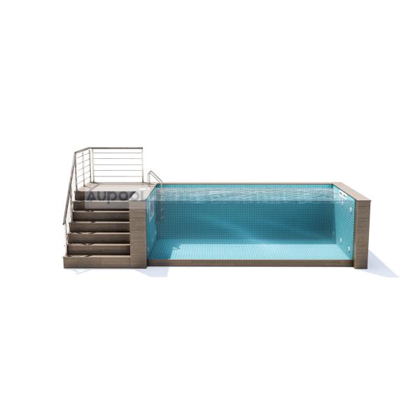 Customizable Function Tempered Float Glass Sheet for Customized Swimming Pools Durable