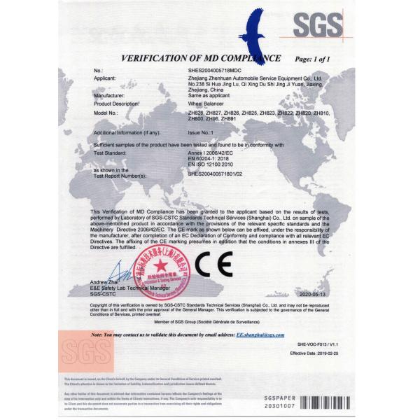 Tire Mounting Machine Zh626 Popular Model