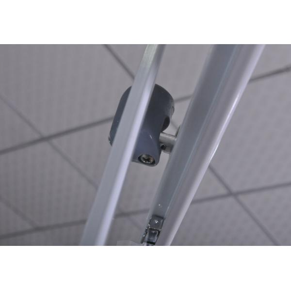 Waterproof White Painted Profiles Glass Shower Cabins , Glass Shower Stall Kits